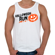 PRINTFASHION HALLOWEEN RUN - Férfi atléta - Fehér atléta, trikó