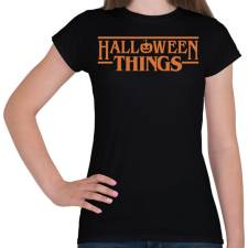 PRINTFASHION Halloween Things - Női póló - Fekete női póló