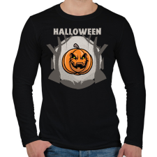 PRINTFASHION HALLOWEEN TÖK 2 - Férfi hosszú ujjú póló - Fekete férfi póló