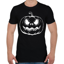 PRINTFASHION Halloween tök - Férfi póló - Fekete férfi póló