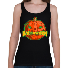 PRINTFASHION Halloween tök - Női atléta - Fekete női trikó