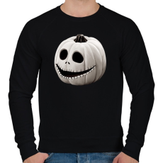 PRINTFASHION Halloween tökfej - Férfi pulóver - Fekete