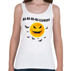 PRINTFASHION Halloween tökfej - Női atléta - Fehér