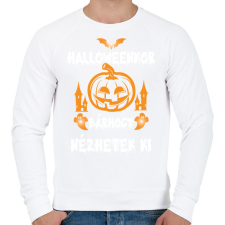 PRINTFASHION Halloweenkor bárhogy nézhetek ki - Férfi pulóver - Fehér férfi pulóver, kardigán