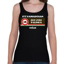 PRINTFASHION Hamarosan..  - Női atléta - Fekete női trikó