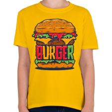 PRINTFASHION Hamburger - Gyerek póló - Sárga gyerek póló