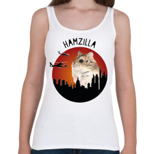 PRINTFASHION Hamzilla - Női atléta - Fehér női trikó