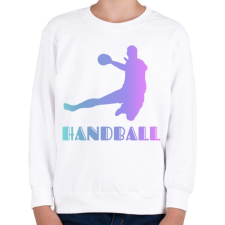 PRINTFASHION Handball - Gyerek pulóver - Fehér gyerek pulóver, kardigán