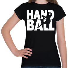 PRINTFASHION Handball - Kézilabda - Női póló - Fekete