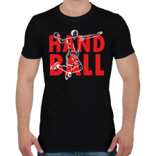 PRINTFASHION Handball - Man - Férfi póló - Fekete férfi póló