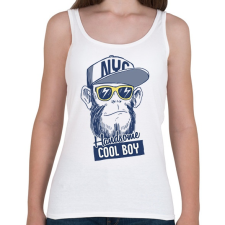 PRINTFASHION Handsome Apex - Női atléta - Fehér női trikó