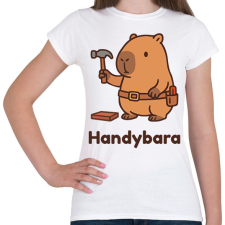 PRINTFASHION Handybara - Női póló - Fehér női póló