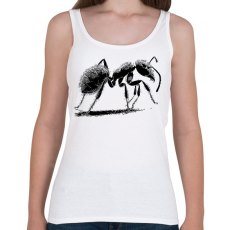 PRINTFASHION Hangya rajz - Női atléta - Fehér