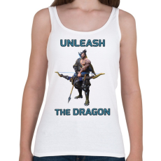 PRINTFASHION Hanzo - Unleash the Dragon - Női atléta - Fehér