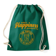 PRINTFASHION Happiness - Sportzsák, Tornazsák - Sötétzöld tornazsák