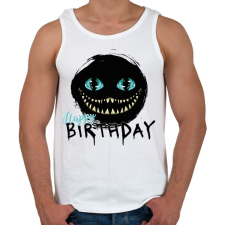 PRINTFASHION Happy Birthday - Horror - Férfi atléta - Fehér atléta, trikó