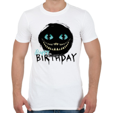 PRINTFASHION Happy Birthday - Horror - Férfi póló - Fehér