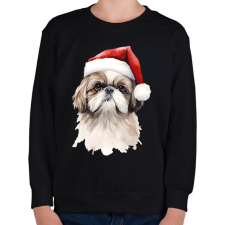 PRINTFASHION Happy Dog 4 - Gyerek pulóver - Fekete gyerek pulóver, kardigán