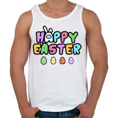 PRINTFASHION Happy Easter - Among Us - Férfi atléta - Fehér