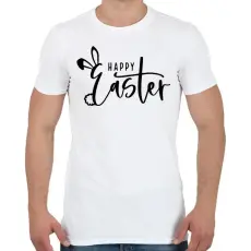 PRINTFASHION Happy Easter - Férfi póló - Fehér