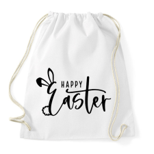 PRINTFASHION Happy Easter - Sportzsák, Tornazsák - Fehér tornazsák