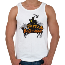 PRINTFASHION happy halloween - Férfi atléta - Fehér