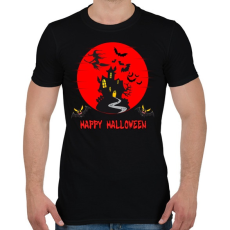 PRINTFASHION happy halloween - Férfi póló - Fekete