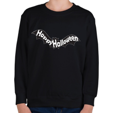 PRINTFASHION happy halloween - Gyerek pulóver - Fekete