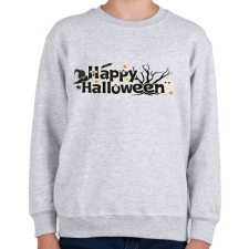 PRINTFASHION Happy Halloween - Gyerek pulóver - Sport szürke gyerek pulóver, kardigán