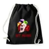 PRINTFASHION happy halloween pennywise - Sportzsák, Tornazsák - Fekete
