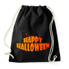 PRINTFASHION Happy Halloween sapkás - Sportzsák, Tornazsák - Fekete