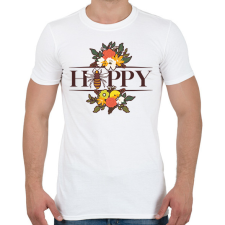 PRINTFASHION Happy - Méh - Férfi póló - Fehér férfi pulóver, kardigán