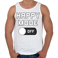 PRINTFASHION happy mode - Férfi atléta - Fehér