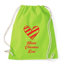 PRINTFASHION Happy Valentines day! - Sportzsák, Tornazsák - Limezöld tornazsák