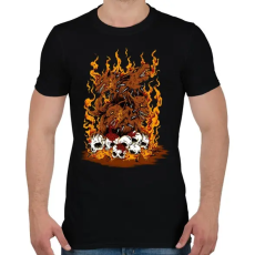 PRINTFASHION Harag - Férfi póló - Fekete
