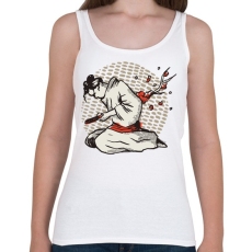 PRINTFASHION Harakiri japán tollrajz - Női atléta - Fehér