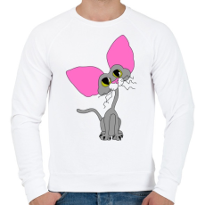 PRINTFASHION Harci kandúr - Férfi pulóver - Fehér