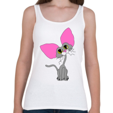 PRINTFASHION Harci kandúr - Női atléta - Fehér női trikó