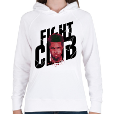 PRINTFASHION Harcosok klubja - Női kapucnis pulóver - Fehér női pulóver, kardigán