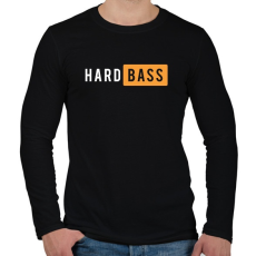 PRINTFASHION HardBASS - Férfi hosszú ujjú póló - Fekete