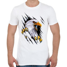 PRINTFASHION Harley Davidson - Férfi póló - Fehér férfi póló