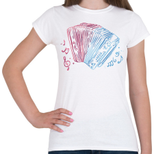 PRINTFASHION Harmonika - Női póló - Fehér női póló