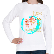 PRINTFASHION Három kívánság - Női pulóver - Fehér