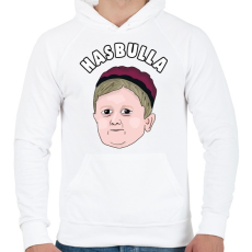PRINTFASHION Hasbulla TIK TOK - Férfi kapucnis pulóver - Fehér