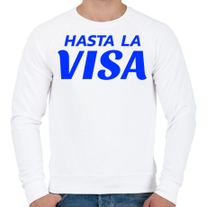 PRINTFASHION HASTA LA VISA - Férfi pulóver - Fehér