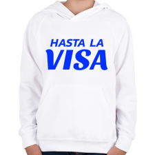 PRINTFASHION HASTA LA VISA - Gyerek kapucnis pulóver - Fehér gyerek pulóver, kardigán