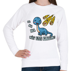 PRINTFASHION Hát ezen kihalok! - Női pulóver - Fehér