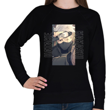PRINTFASHION hatake kakashi - Női pulóver - Fekete női pulóver, kardigán