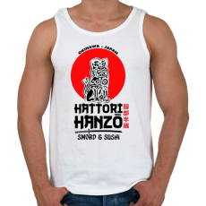 PRINTFASHION Hattori Hanzo - Férfi atléta - Fehér
