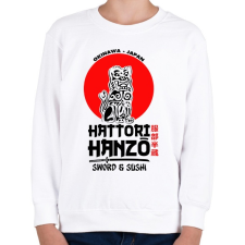 PRINTFASHION Hattori Hanzo - Gyerek pulóver - Fehér gyerek pulóver, kardigán